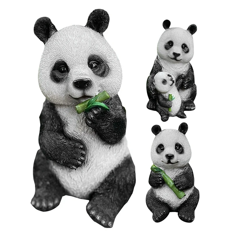 

Realistic Giant Panda Lawn Decor Resin Simulation Animal Panda Sculpture Ornament Home Outdoor Courtyard Decor