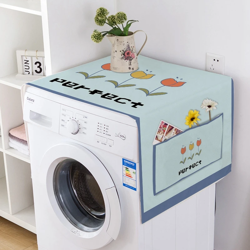 

Пылезащитный чехол для стиральной машины, в скандинавском стиле