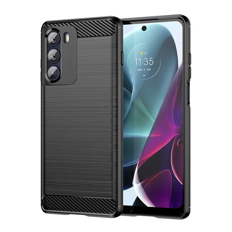 

Чехол для Moto Edge S30, чехол для Motorola Moto S30 X30 G30 G20 G10 G50 G51 G71 G31 G41, бампер, задняя Противоударная панель из углеродного волокна
