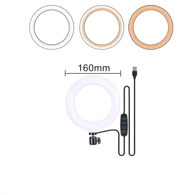 

Ring Lamp Led Ring Light Selfie With Tripod Ring For Selfie Phone Video Photography Lighting For Youtube Phone Holder