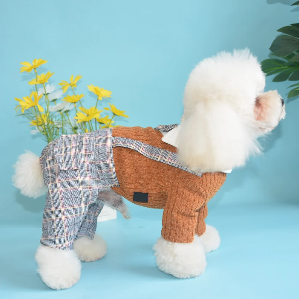 

Dog Clothes Dog Overalls Four Legs Warm Formal Suit Jumpsuits for Small Dogs Costumes Autumn Winter Pet Clothing Pet Outfits