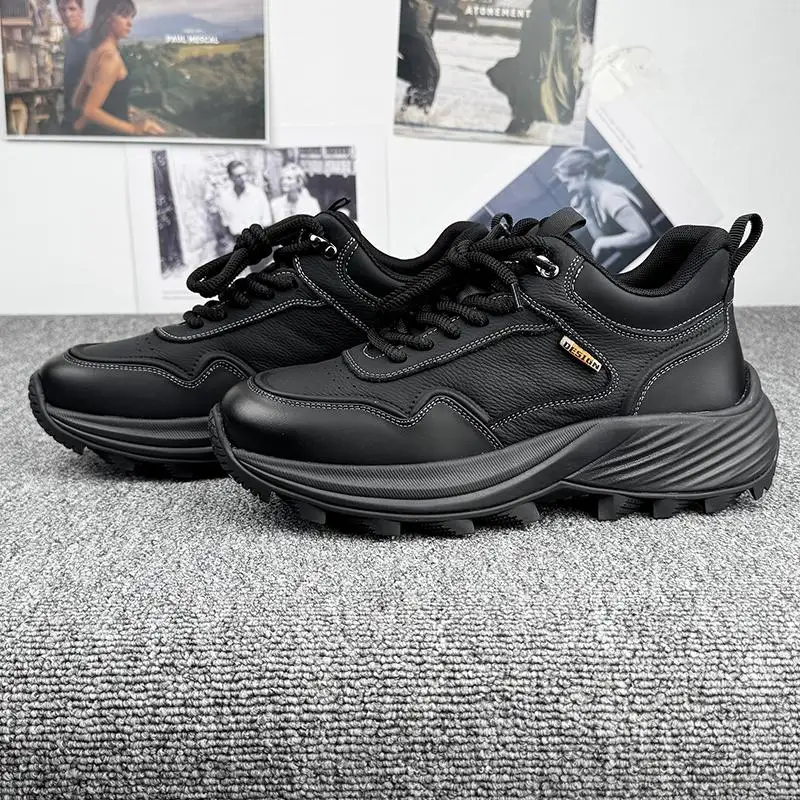 Туфли на хлопковой подкладке. Мужские зимние теплые туфли флисовой