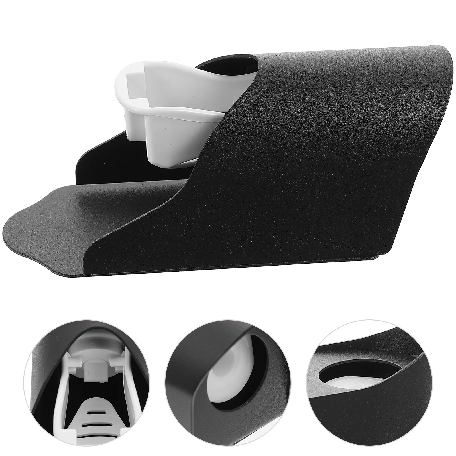 

Toothpaste Squeezer Dispenser Holder Wall Rack Automatic Tool Squeezing Roller Removable Metal Shelf Bathroom Manual Tube