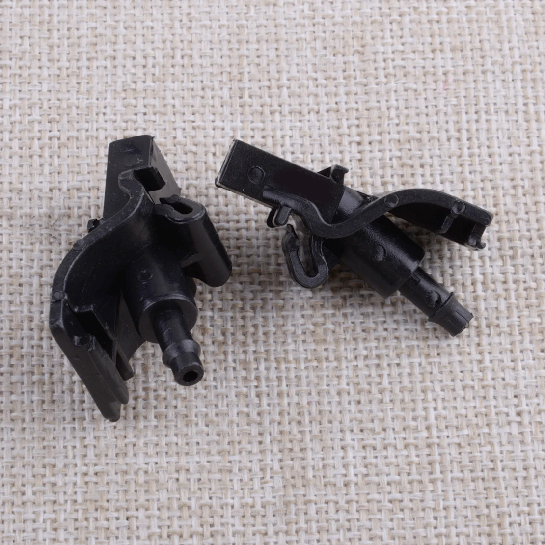 

Форсунка омывателя лобового стекла FR3Z17603AB, 2 шт., форсунка-распылитель для Ford Mustang 2015 2016 2017, черный АБС-пластик