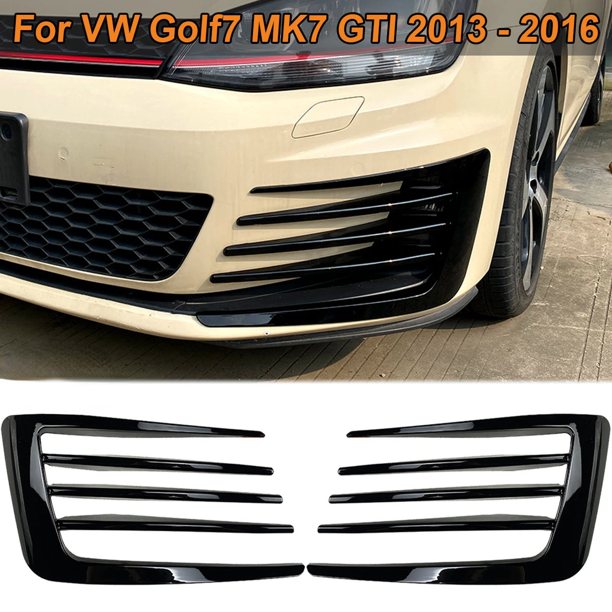 

Накладка на передний бампер для Volkswagen VW Golf7 MK7 GTI 2013 2014 2015 2016
