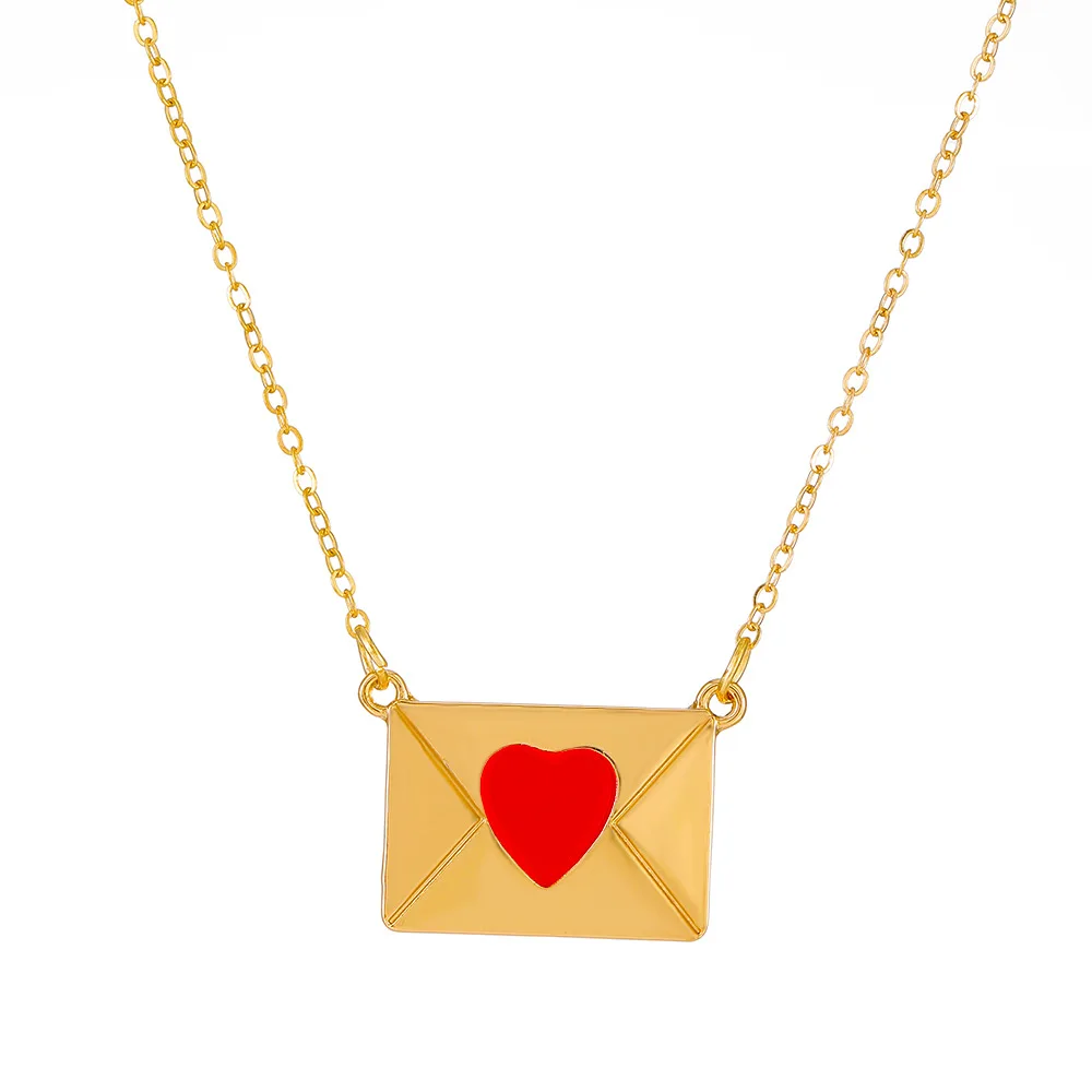 ZYZQ колье с надписью на тему любви цинковый сплав украшения в форме сердца