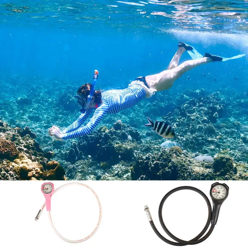 

Professional Diving Gauges Pressure Single Depth Luminous Equipment Accessories Shockproof Instrument Convenient