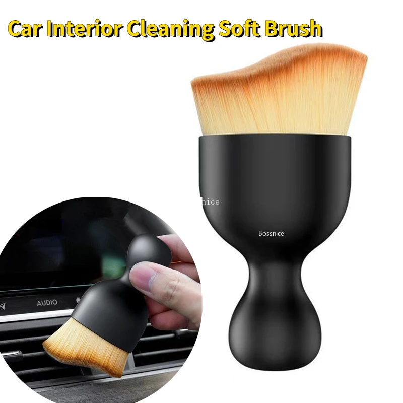 

1Pc Car Interior Cleaning Tool Air Conditioner Air Outlet Cleaning Brush Car Brush Car Crevice Dust Removal Artifact Brush Tools