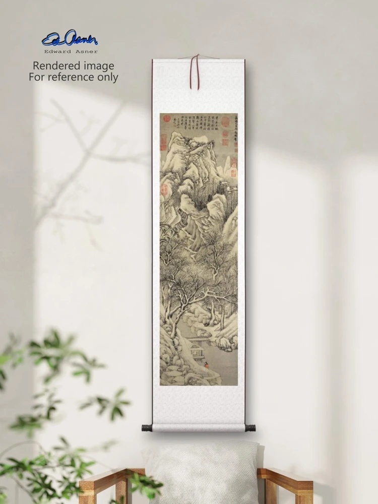 Mingwen Zhengming новый продукт 1:1 пейзажная живопись Репродукция домашнего декора