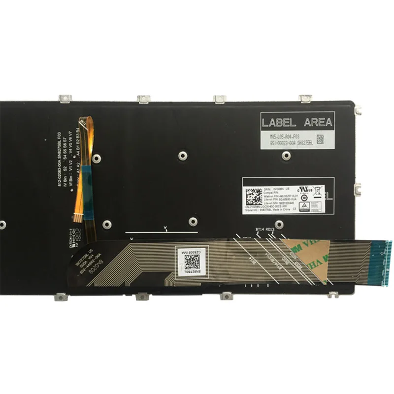 Новая американская клавиатура с подсветкой для Dell Inspiron 15 5480 5482 5488 7386 7586, 2 в 1 Latitude 3400 VGR8N (art.: 3920d25d94541) - 3920d25d94541