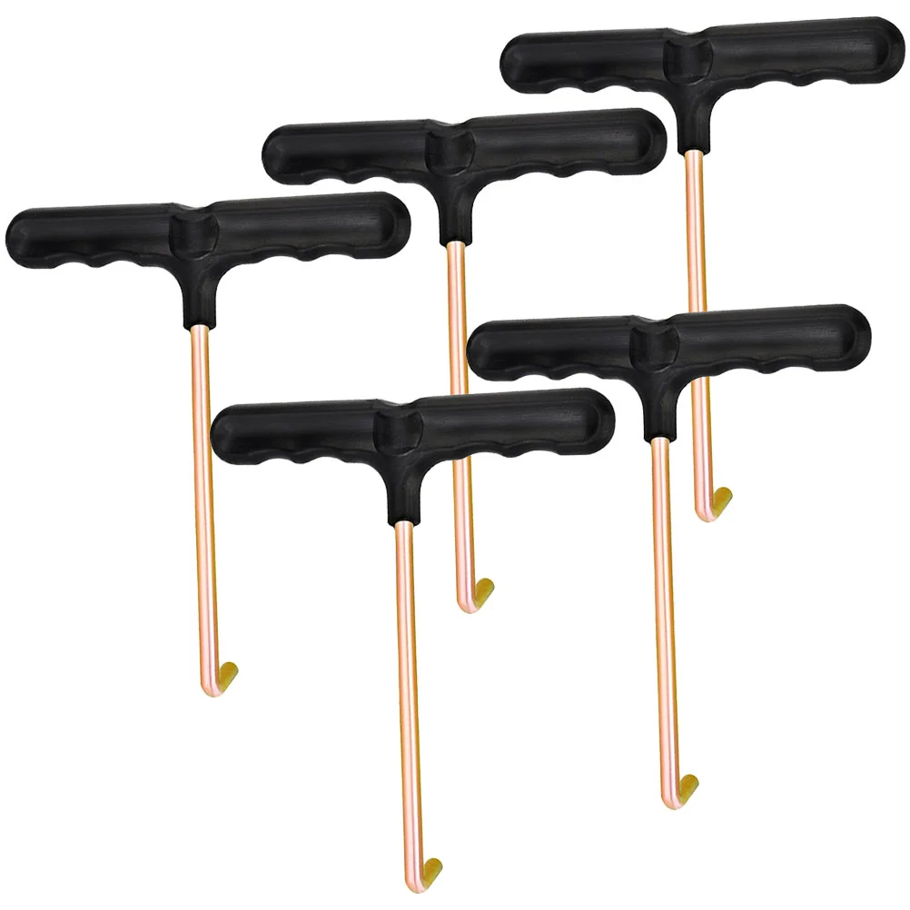 

5 Pcs Skate Shoe Hook Durable Lace Pullers Skateboard Shoelace Supplies Plastic Roller Tightener