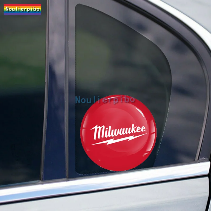 3d creative stereo epoxy dome car sticker milwaukee mechanical pvc car piano office supplies laptop mobile phone vinyl decal free global shipping