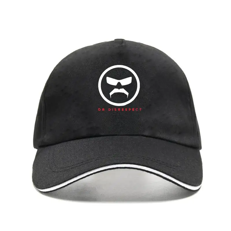 

Dr Disrespect Black Baseball Cap Flat Brim Bill Hats Quality Baseball Caps