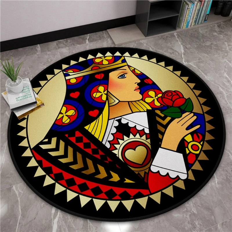 

Anti Slip Noise Thick Reduction Polyester Mahjong Dominoes Poker Card Game Mat