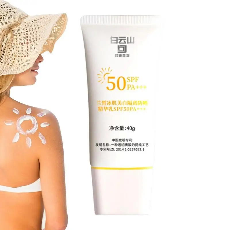 

Hydrating Sunscreen SPF 50 Sweatproof Sunscreen Face Waterproof And UV Protection Sunscreen Oil-free Hydrating Sunblock Lotion