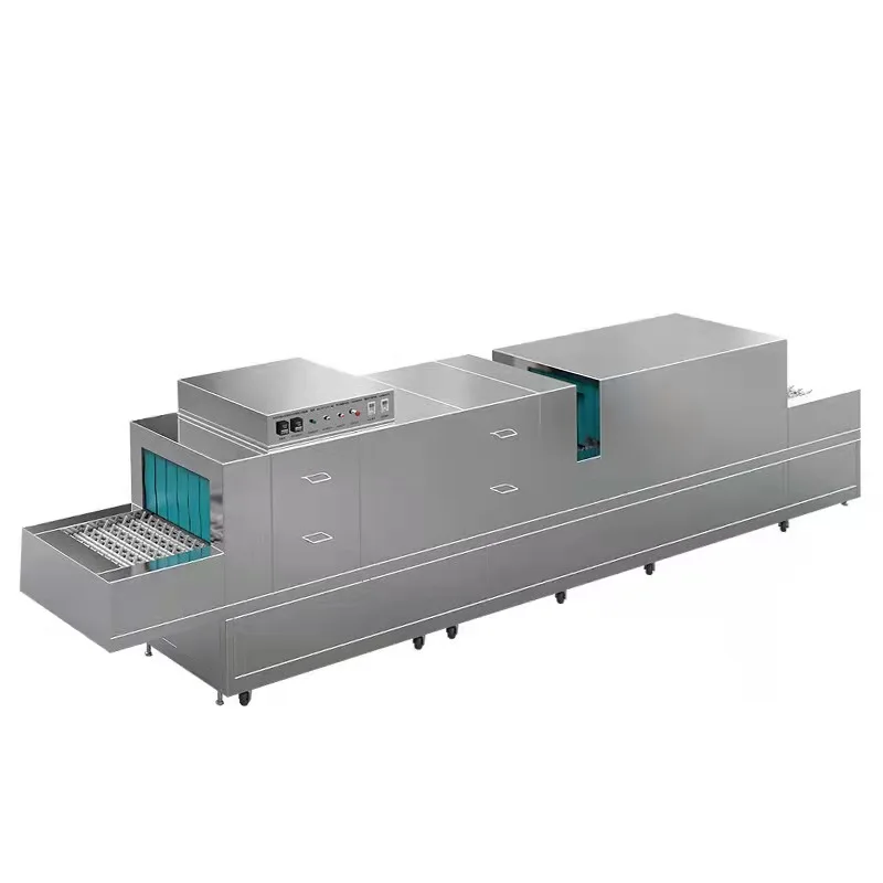 

Customized Commercial Dishwasher Commercial Canteen Fully Automatic Channel Dish Washing Machine Long Long Single Cylinder Doubl