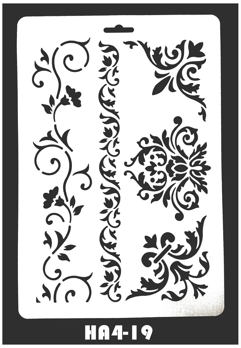 

Многоразовые трафареты для рисования