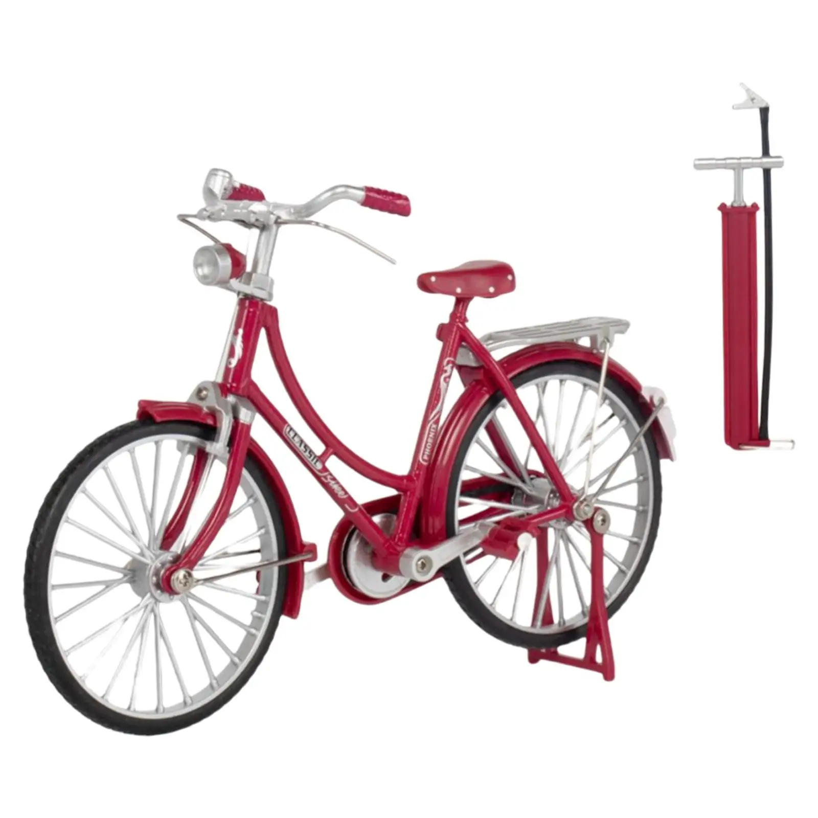 

1/10 Bike Model Finger Bike Miniature Handicraft Bike Shaped Toy for Kids Adults