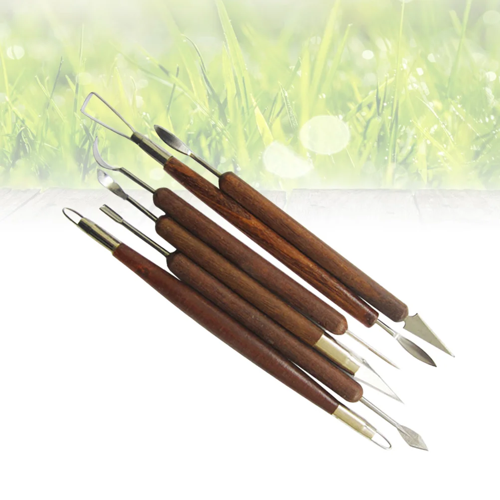 

Tools Pottery Clay Carving Ceramic Sculpting Set Tool Supplies Japanese Modeling Ribbon Trimmingsculpture Kit Rake