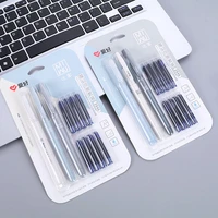 3pcsset school stationery fountain pen erasable blue ink pens for kids student practice writing school office supplies