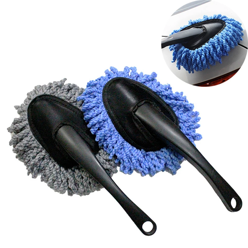 

1/2Pcs Car Cleaning Tools Car Dust Mop Microfiber Washing Brush Dusting Tool Duster Home Clean Dust Removal Car Detailing Tools