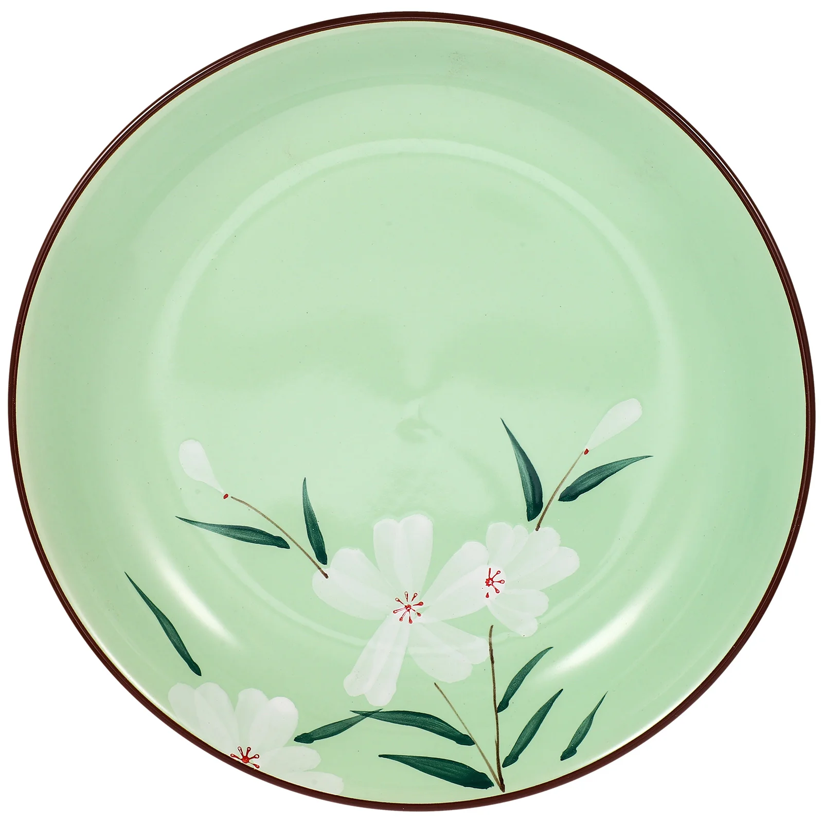 

Household Tray Convenient Snack Plate Ceramic Dry Fruit Tray Supply