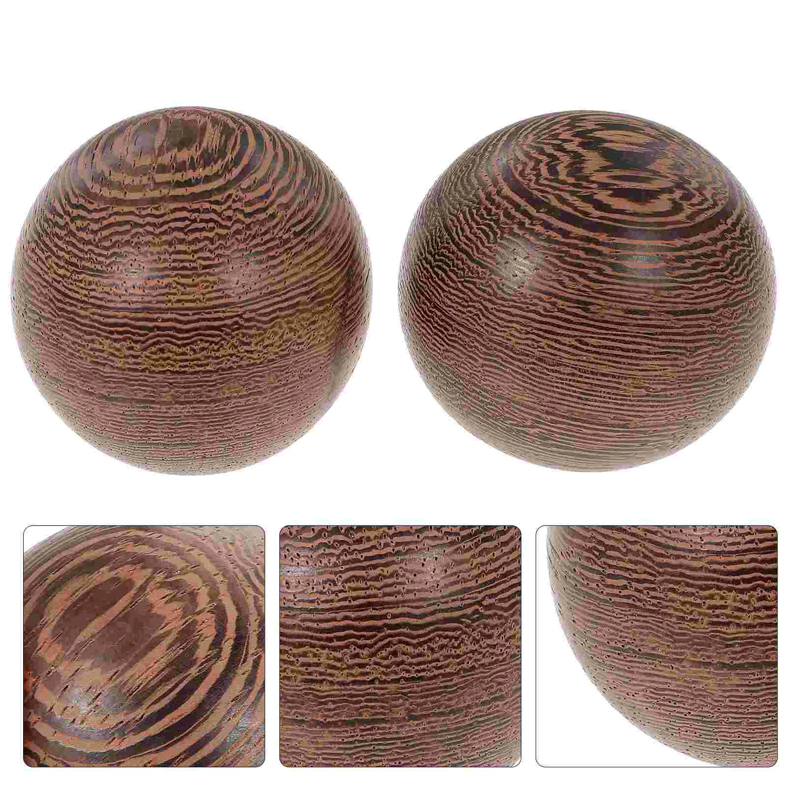 

Ballhand Chinese Exercise Baoding Health Meditation Bell Chime Fitnesswrist Wood Handballs Wooden Stress Point Palm
