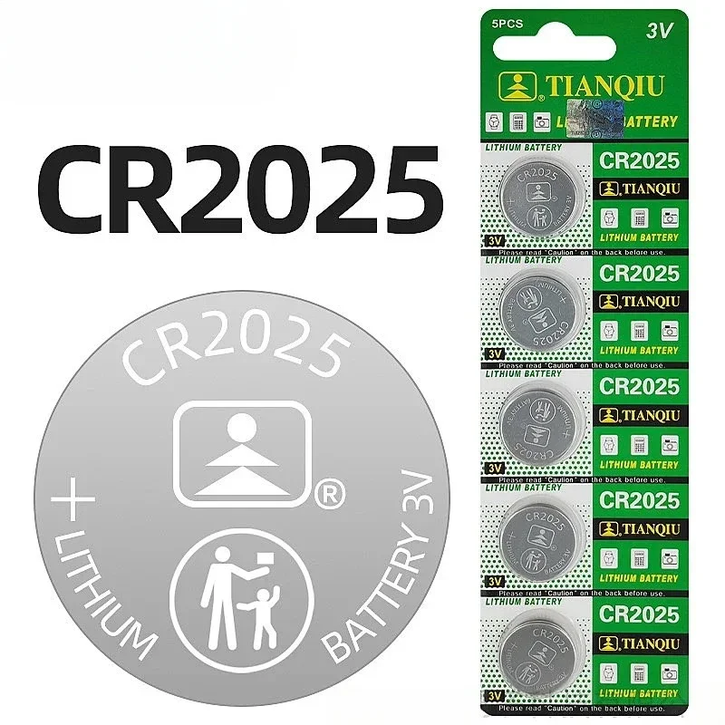 Фото 5-60 шт. CR2025 литиевая батарейка 3 В 160 мАч DL2025 BR2025 5003LC LM2025 батарейки типа «таблетка» для игрушек, часов, калькулятора №3