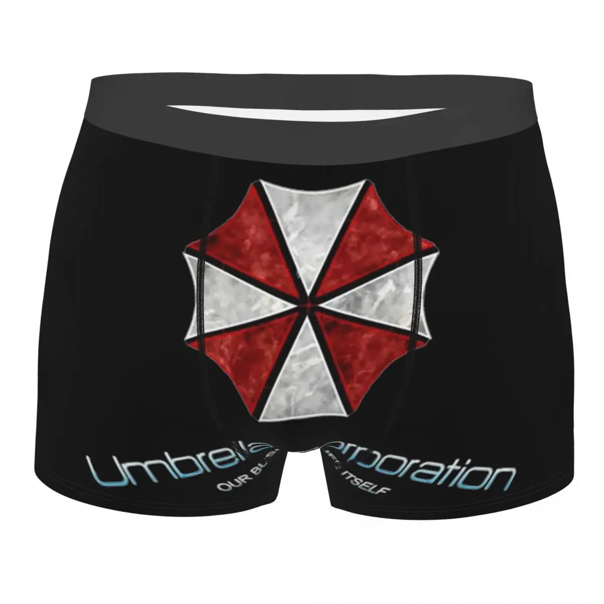 

Men Umbrella Corporation Corp Underwear Funny Boxer Shorts Panties Male Breathable Underpants S-XXL