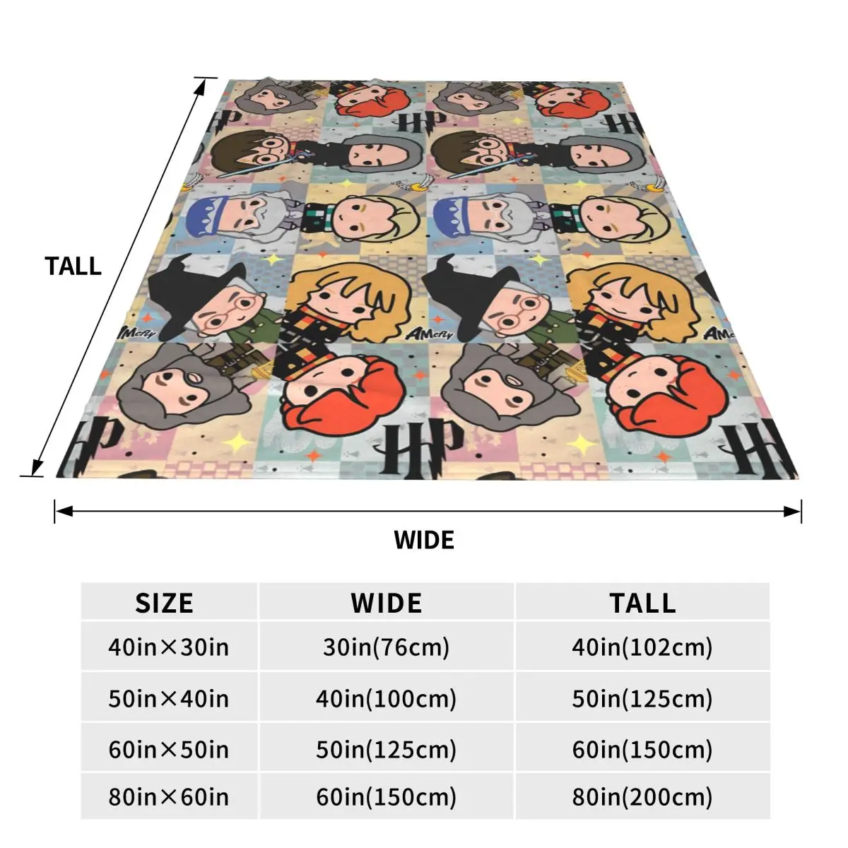 Одеяло Harrys Potters для пикника фланелевое одеяло дивана-кровати мягкое покрывало на