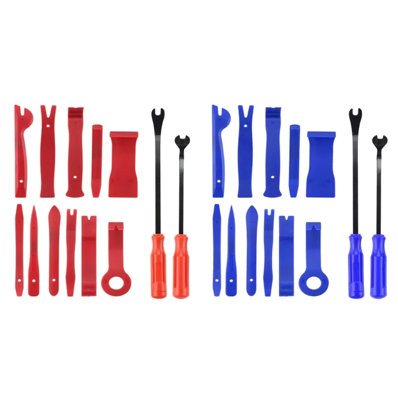 

Portable Auto Door Clip Trim Removal Tools Kits Dashboard Radio Panel Trim Disassembly Tool Car Interior Repairing Tool