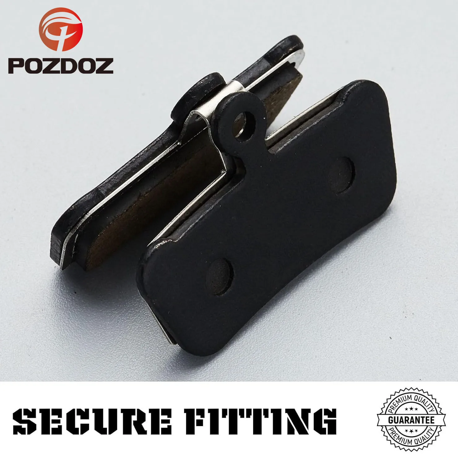 Фото Тормозные колодки POZDOZ Upgrade: прочные фрикционные вставки для гидравлических калиперов MTB с портативным пластиковым кейсом для велоспорта на открытом воздухе №3