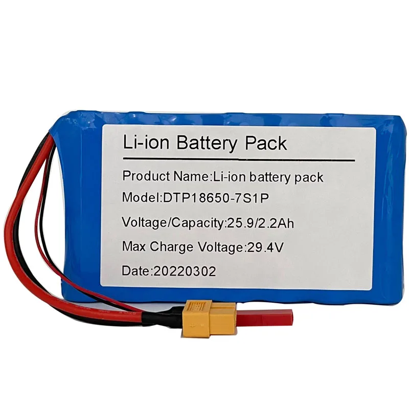 

25,2 v 7s 1p литиевый аккумулятор 2200mah 18650