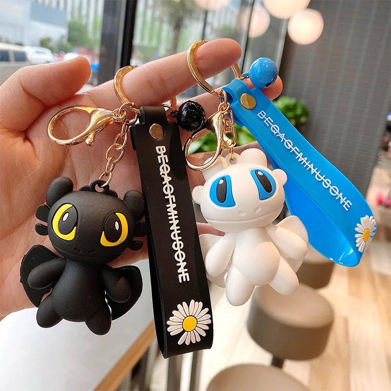 

Suitable for Cartoon Doll Xiaofeilong Keychain Pendant Couple Bag Car Ornament Keychain Free Shipping