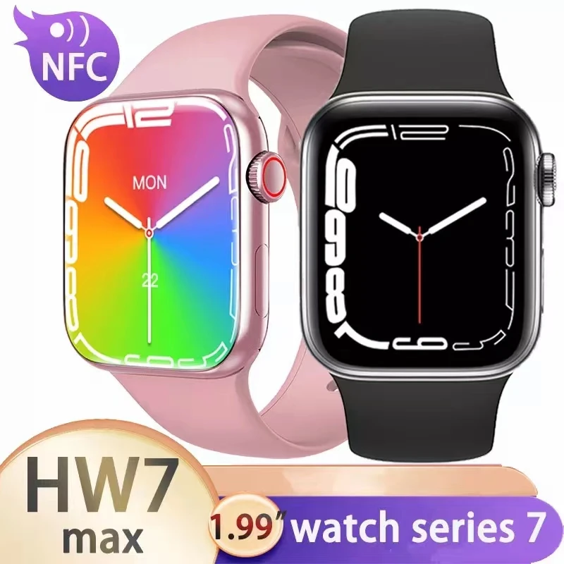 

HW7 MAX Smart Watch Men 1.99 Inch HD Screen Bluetooth Call PK HW22 HW37 W37 HW57 Pro Smartwatch For Xiaomi Huawei Smart Phone