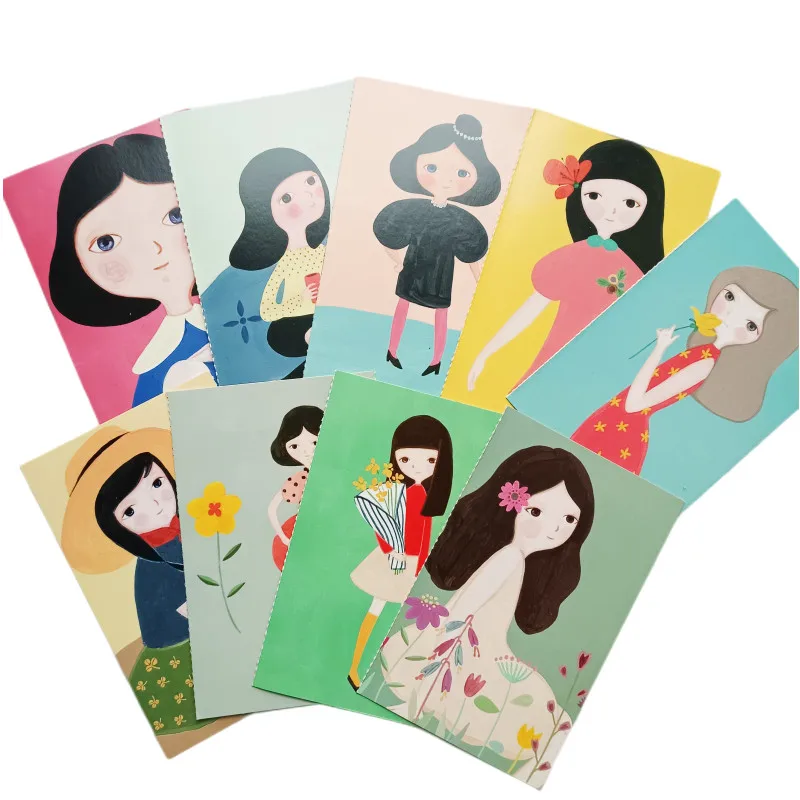 14 шт./партия Новогодние поздравительные открытки 9 2 х14 см