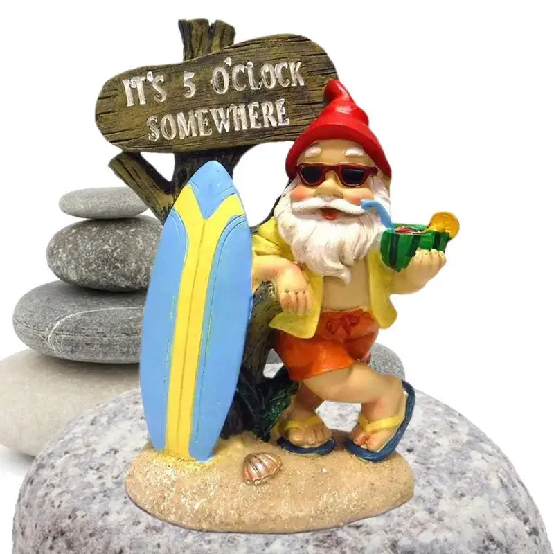 

Perfect Garden Gnome Dwarf Couple Resin Garden Statue Craft Christmas Party Decoration For Home Office Fairytale Gardens