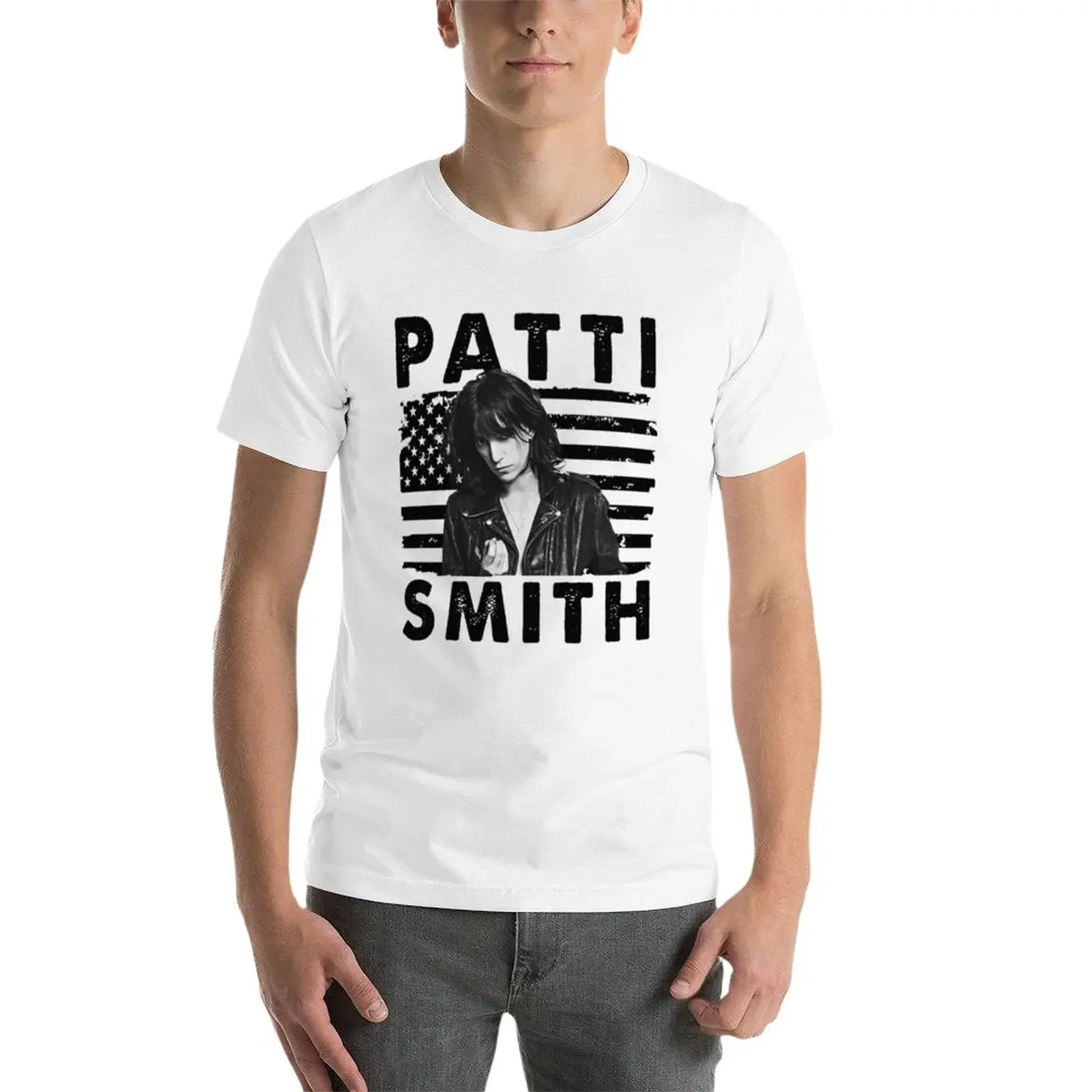 Новинка футболка PATTI SMITH Винтажная тяжелые футболки спортивные для фанатов