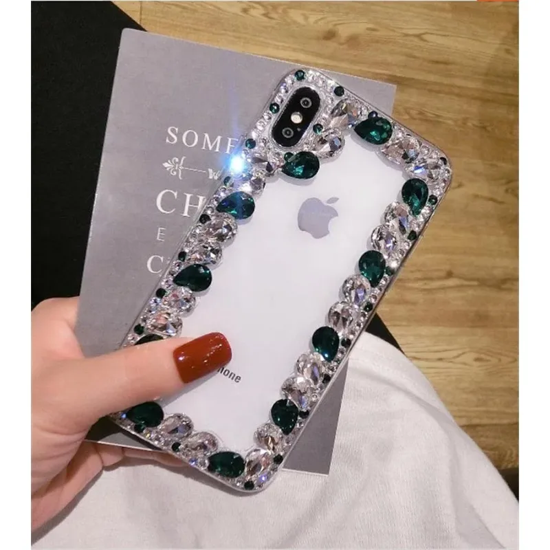 Роскошный мягкий чехол для телефона из ТПУ со стразами и бриллиантами Bling Galaxy A50