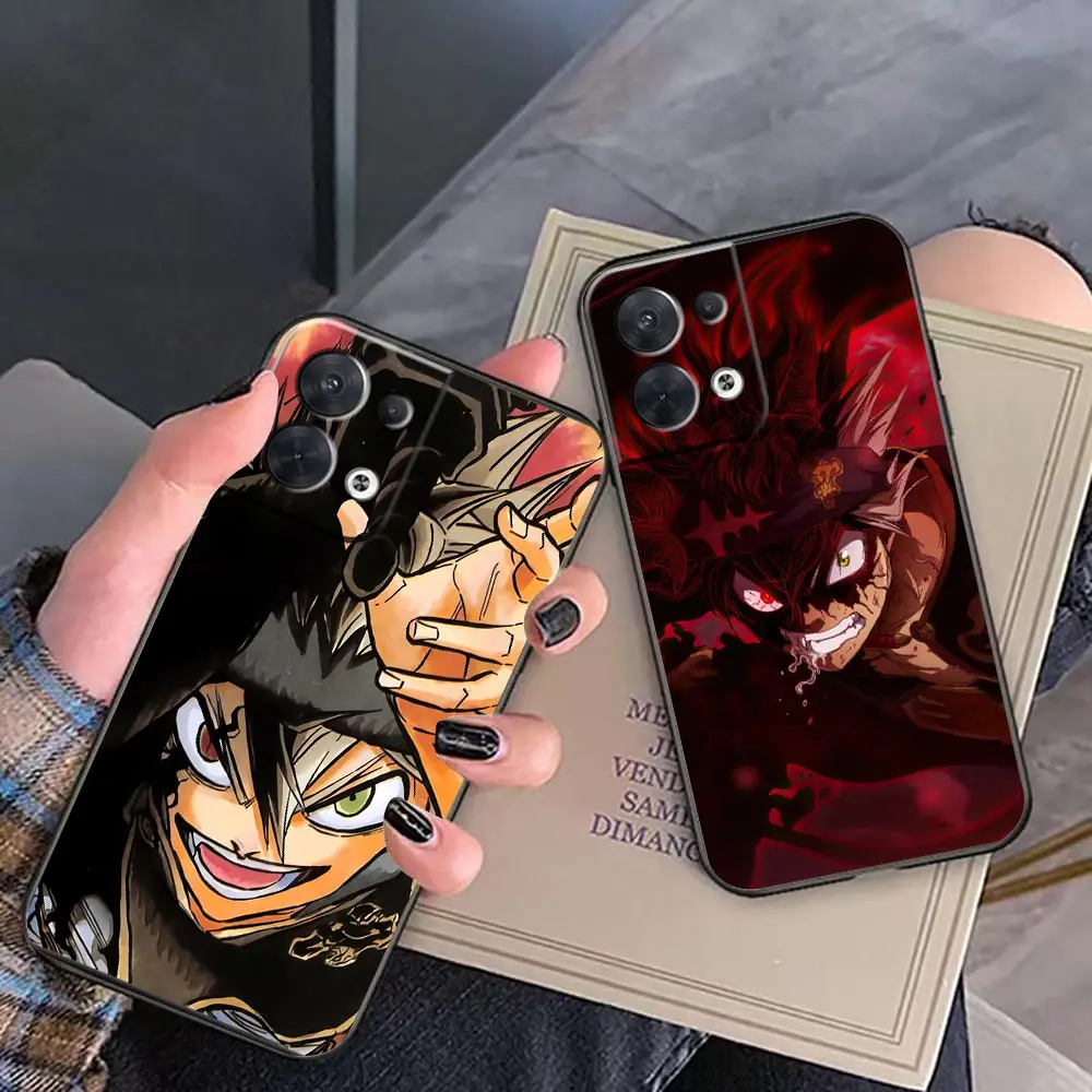 

Funda Coque Case For OPPO FIND X5 X3 X2 RENO 10 8 7 7Z ACE 6 4G 6Z 5 4 3 Z Pro Plus 5G Case Para Cover Asta Demon Black Clover