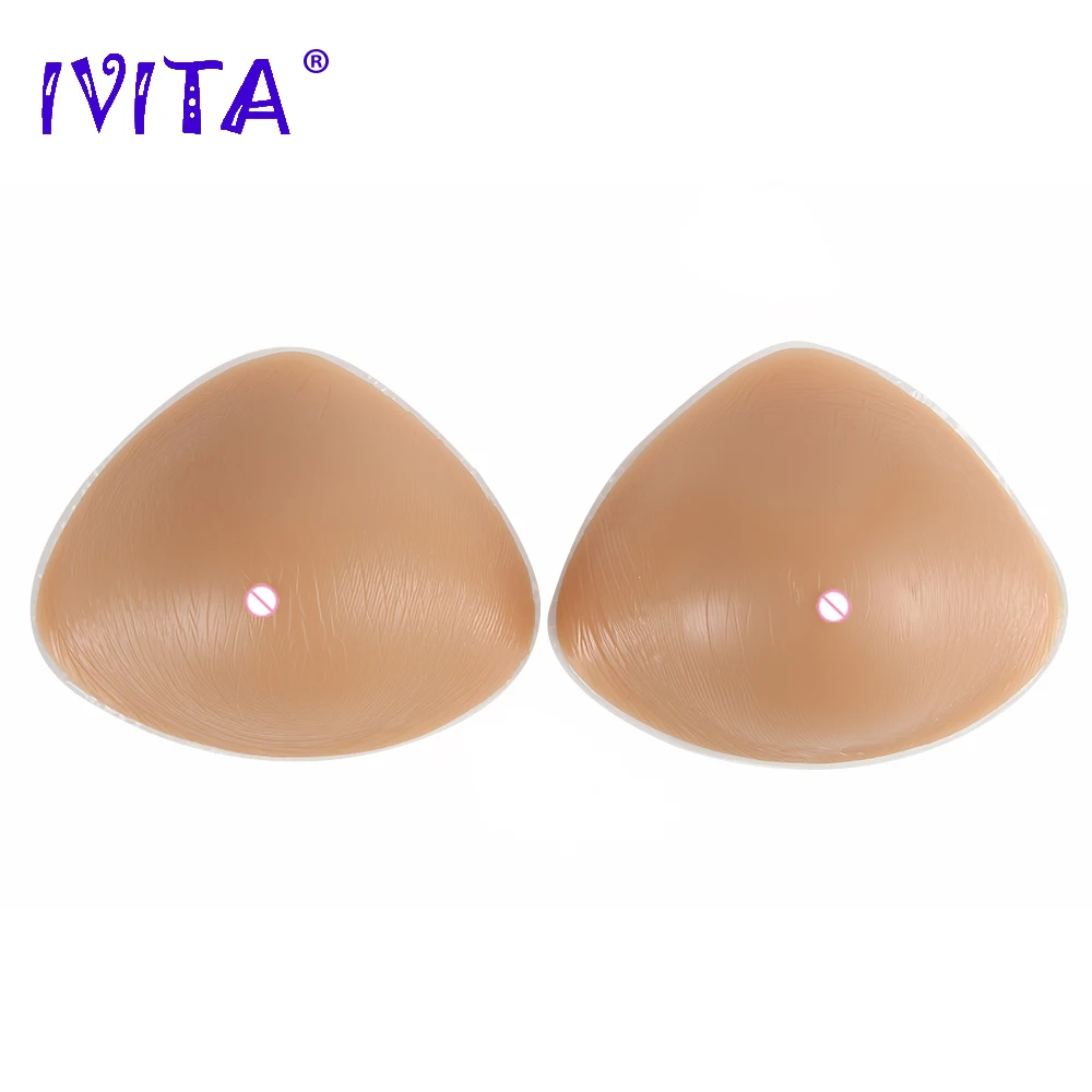 

IVITA 100% силиконовые реалистичные треугольные протезы груди формы для мастэктомии транссексуал Драг королева кроссдресс