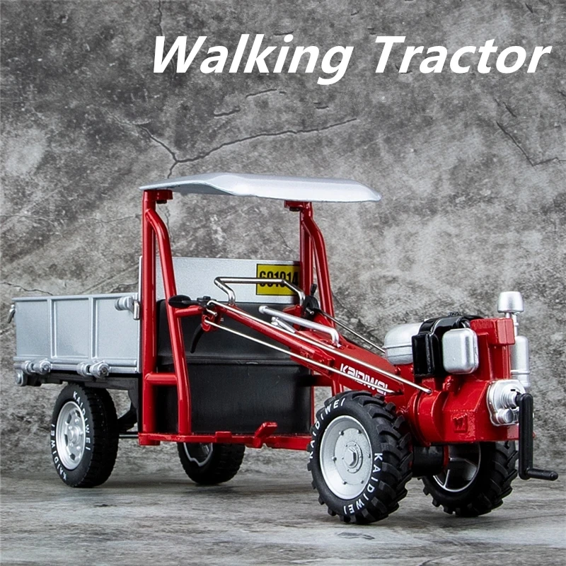 

Alloy Hand Tractor Agricultural Vehicle Model Diecast Farming Pickup Car Cultivated Land Car Simulation Gifts Toys for boys