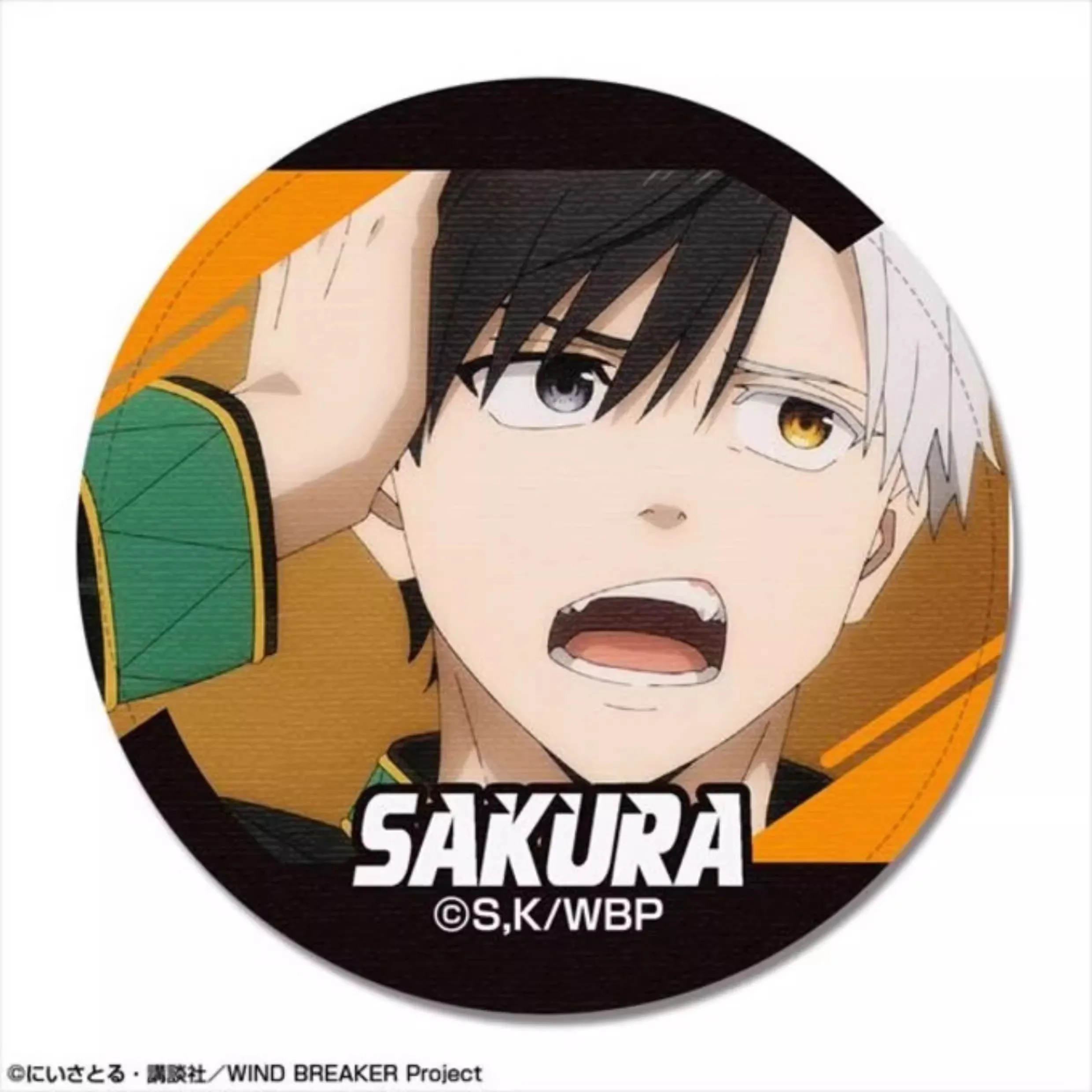 Фото 58 мм аниме штурмовик WINBRE Sakura Haruka Aoi Akio Tsubakino Tasuku косплей костюм значок булавка SPTE жесть брошь ﻿   Опора №4