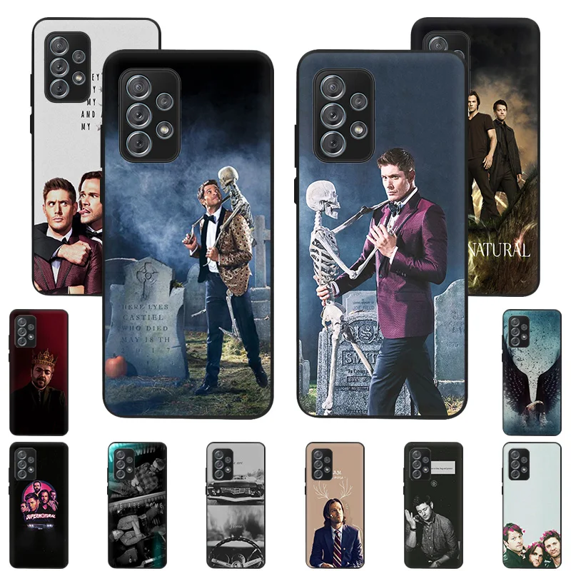 

Supernatural Soft Phone Case for Samsung Galaxy A72 A52 A32 A51 5G A50 A70 A71 A22 A21S A31 A40 A41 A11 A12 A20E A42 A7 A9 Cover