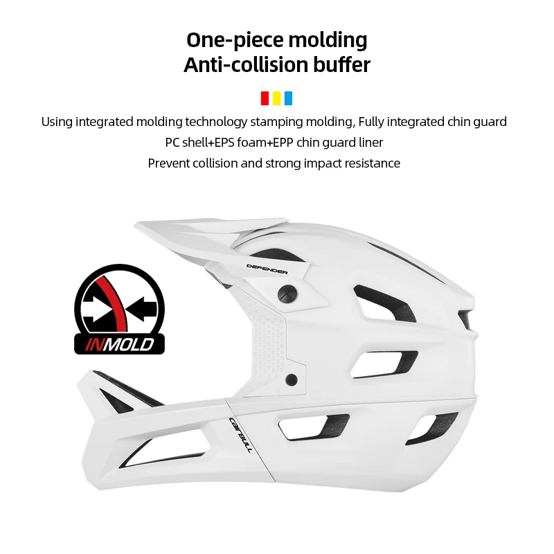 CAIRBULL Полнолицевой велосипедный шлем для скоростного спуска CE Безопасный