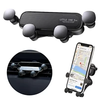 gravity car phone holder air vent clip mount support gps stand for iphone 13 12 pro huawei xiaomi redmi samsung support for car