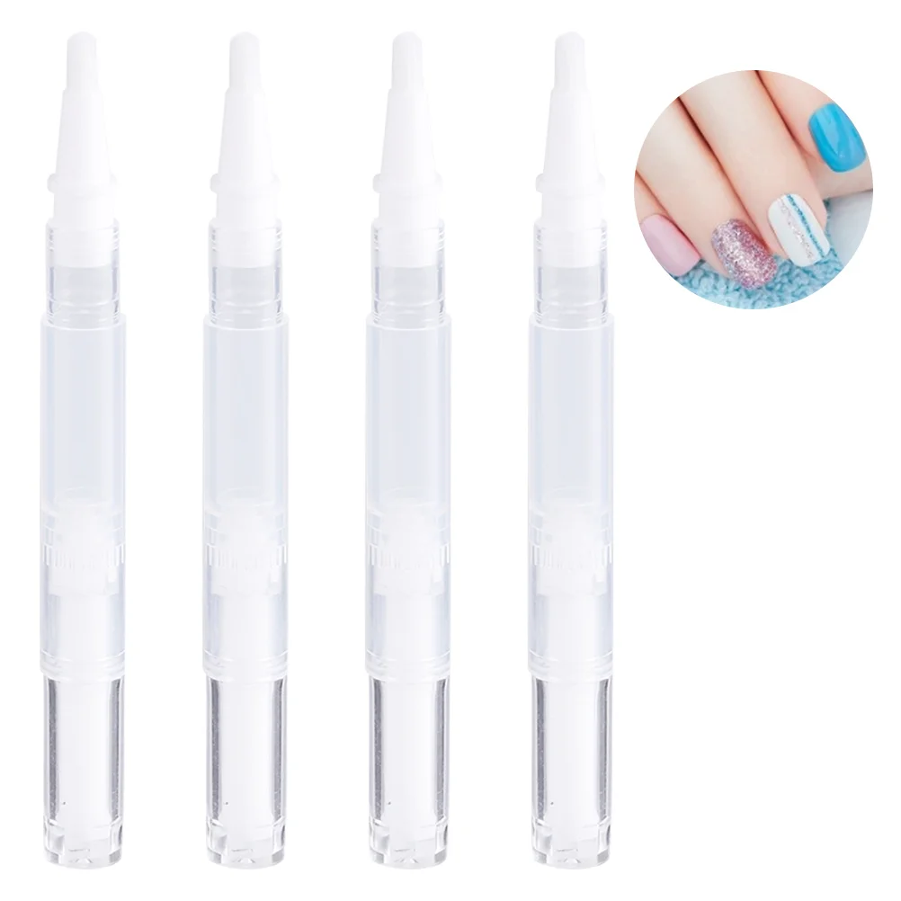 5 Pcs Empty Bottle Nail Polish Eyelash Growth Liquid Manicure Accessories Pens Lip Color Tube Containers Oil Bulk