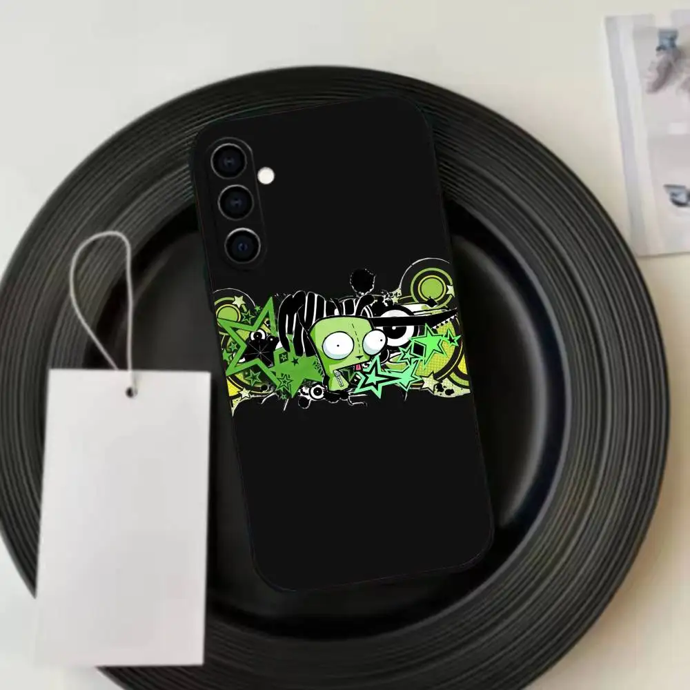 Фото Чехол для телефона Madness Invader Z-Zim Gir, черный, силиконовый, мягкий, для Samsung Galaxy A73, A72, A71, A70, A53, A52, A51 №3