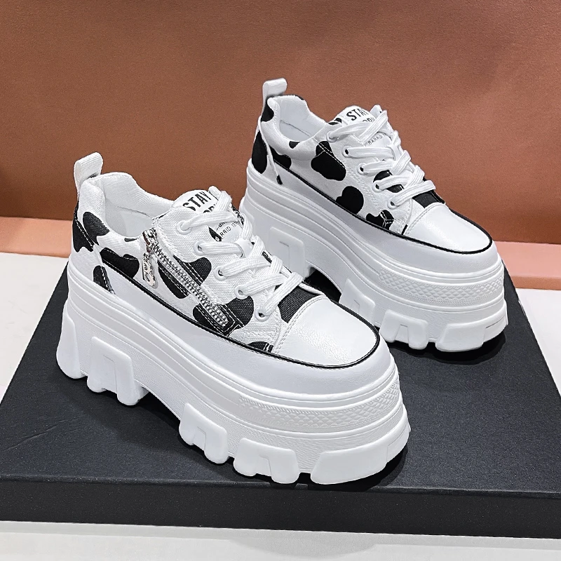 Designer Shoes Women Sneakers 2023 New Fashion Casual Height Incresing 7cm Chunky Sneakers Women Platform Shoes Chaussure Femme