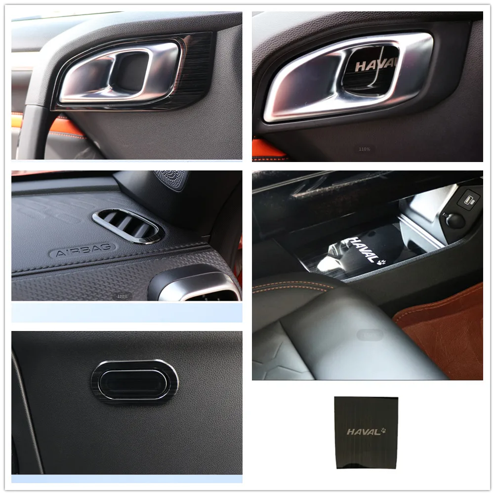 

For Haval Dargo 2021 2022 2023 Accessories Glove Storage Box Car Side Air Conditioning AC Inner Side Car Door Handle Pull Bowl